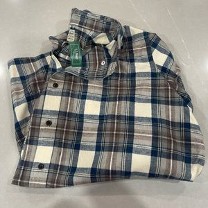 NWT LL bean men’s flannel